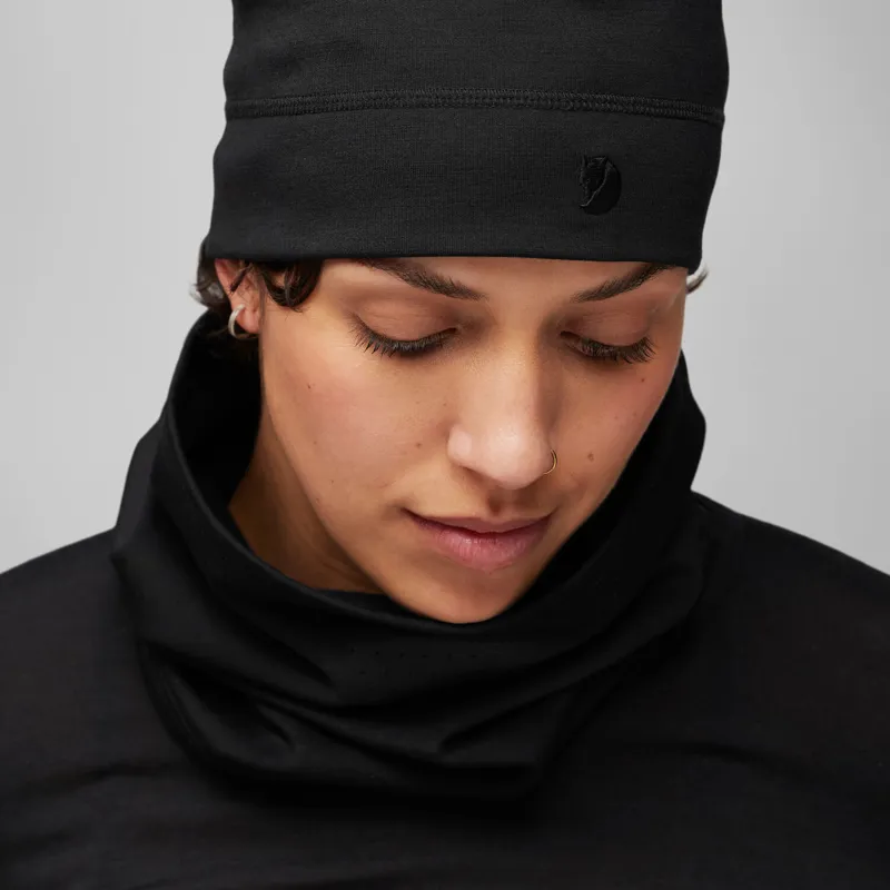 Fjallraven Keb Fleece Neck Gaiter Black-3