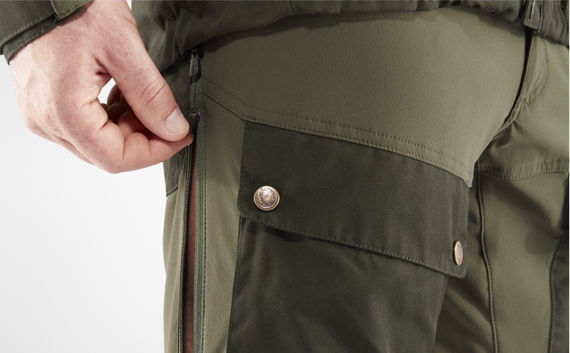 Fjallraven Mens Keb Trousers Mountain Blue-1