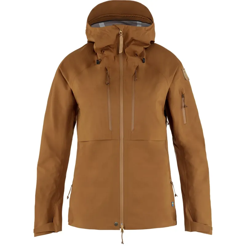 Fjallraven Womens Keb Eco-Shell Jacket Chestnut