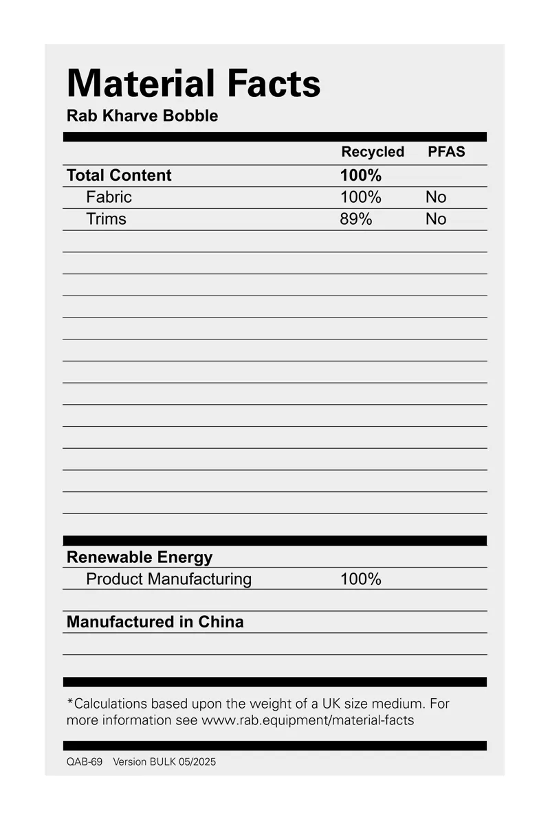 Rab Kharve Bobble Beanie Tempest Blue / Orion Blue-1