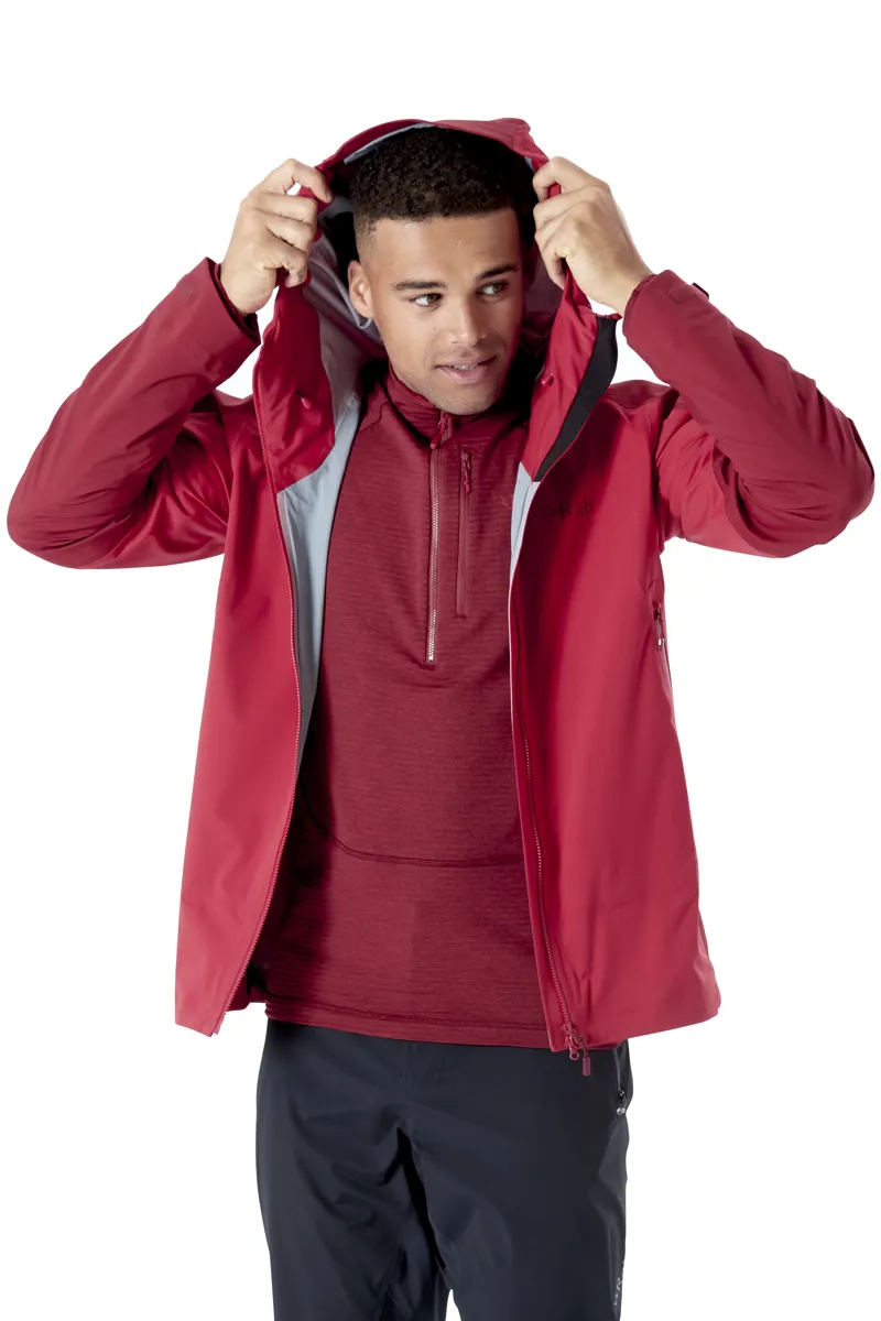 Rab Mens Kinetic Alpine 2.0 Jacket Ascent Red-4