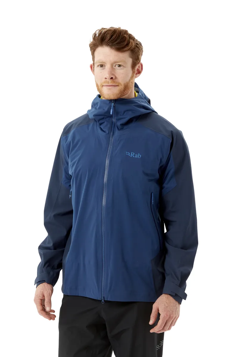Rab Mens Kinetic Alpine 2.0 Jacket Nightfall Blue-2