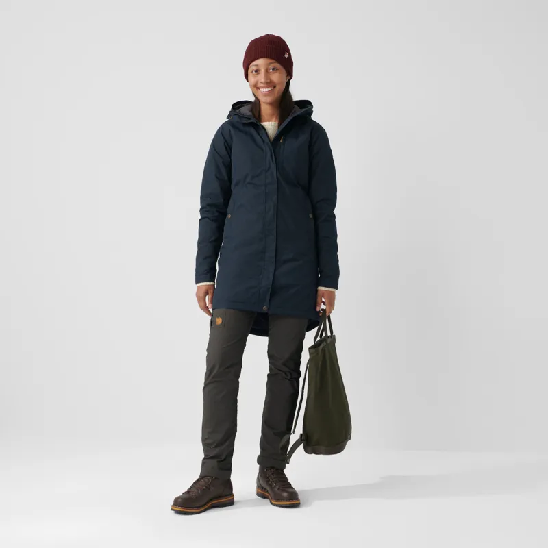 Fjallraven Womens Kiruna Padded Parka Green-2