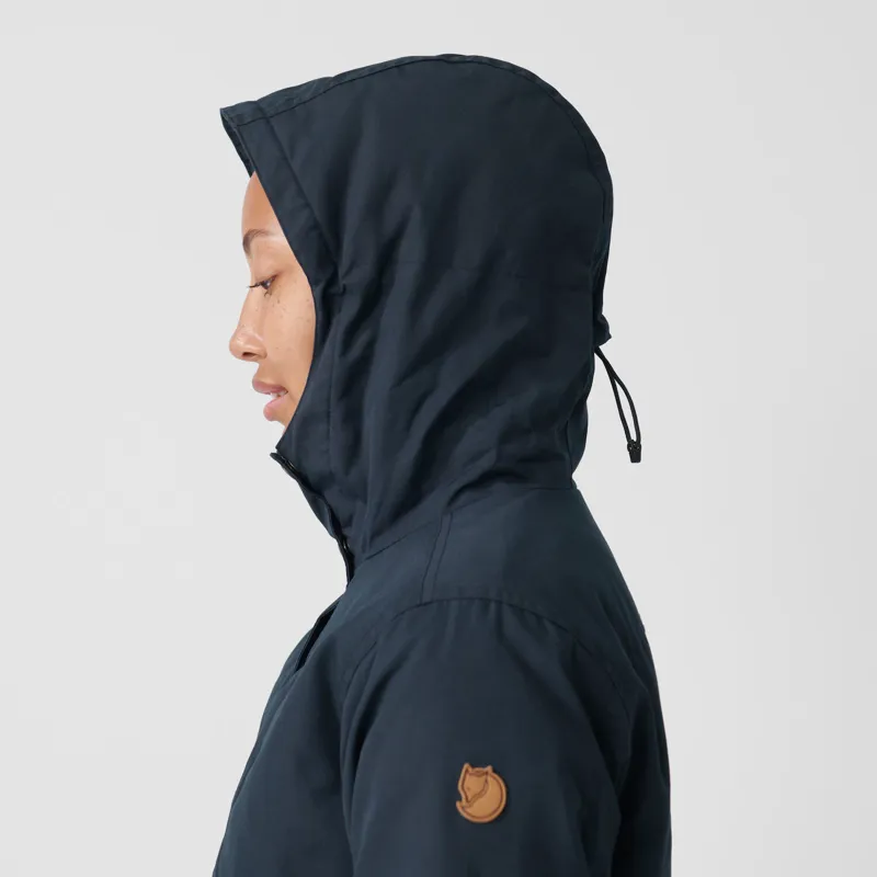 Fjallraven Womens Kiruna Padded Parka Black-5