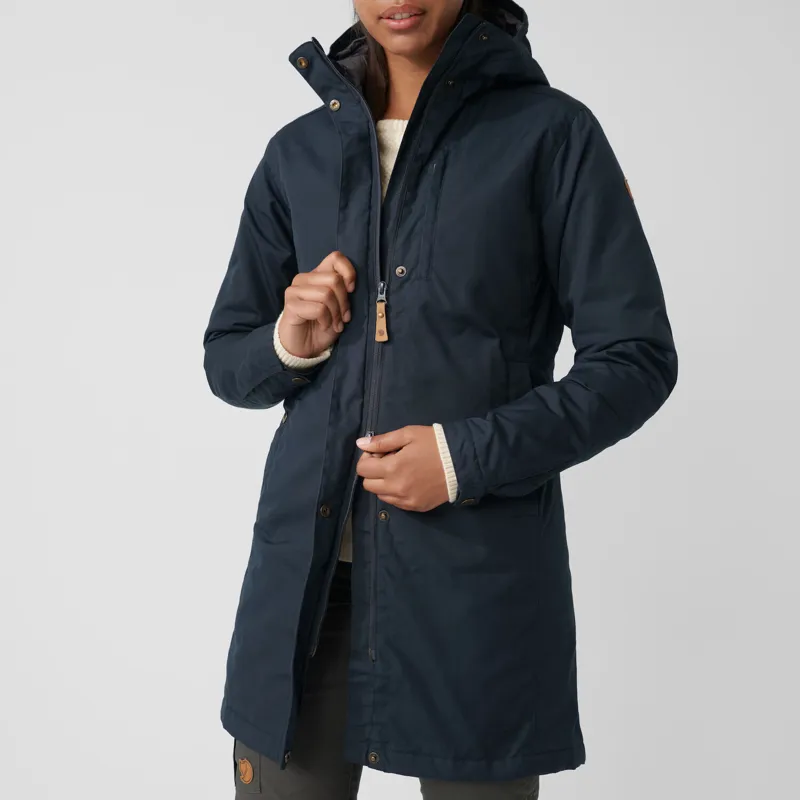 Fjallraven Womens Kiruna Padded Parka Black-8