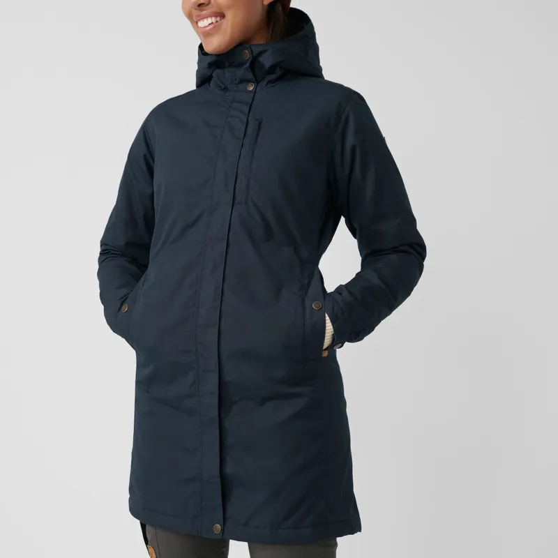 Fjallraven Womens Kiruna Padded Parka Black-9