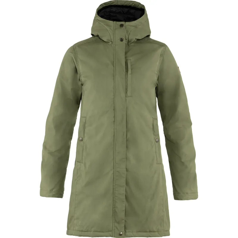 Fjallraven Womens Kiruna Padded Parka Green