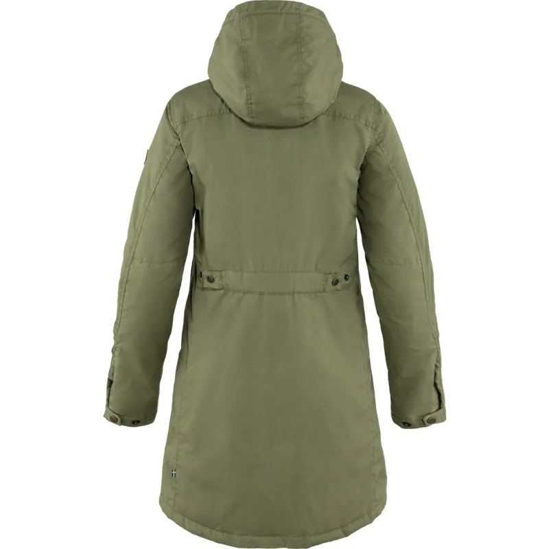 Fjallraven Womens Kiruna Padded Parka Green-1