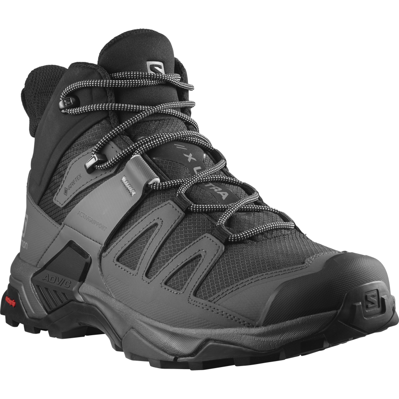 Salomon Mens X Ultra 4 Mid Wide GTX Black-1