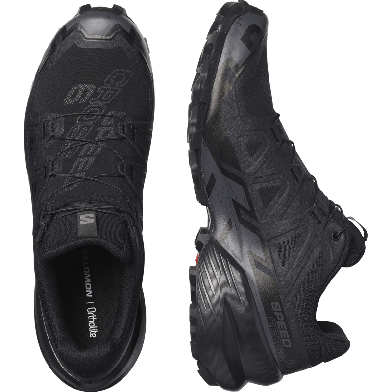 Salomon Mens Speedcross 6 Black/Phantom-4
