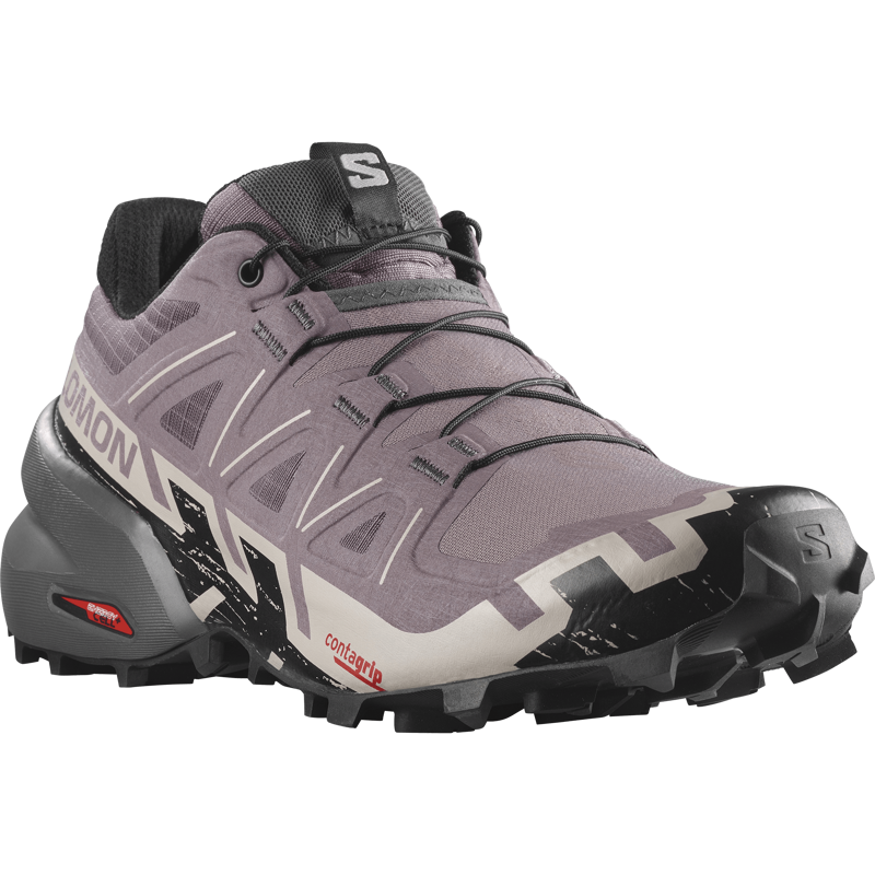 Salomon Womens Speedcross 6 Wide Moonscape/Black/Ashes Of Roses-1