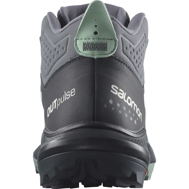 Salomon Womens Outpulse Mid GTX Ebony/Quiet Shade-4