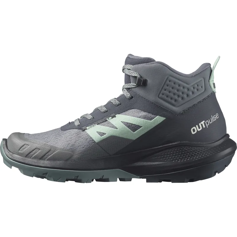 Salomon Womens Outpulse Mid GTX Ebony/Quiet Shade-3