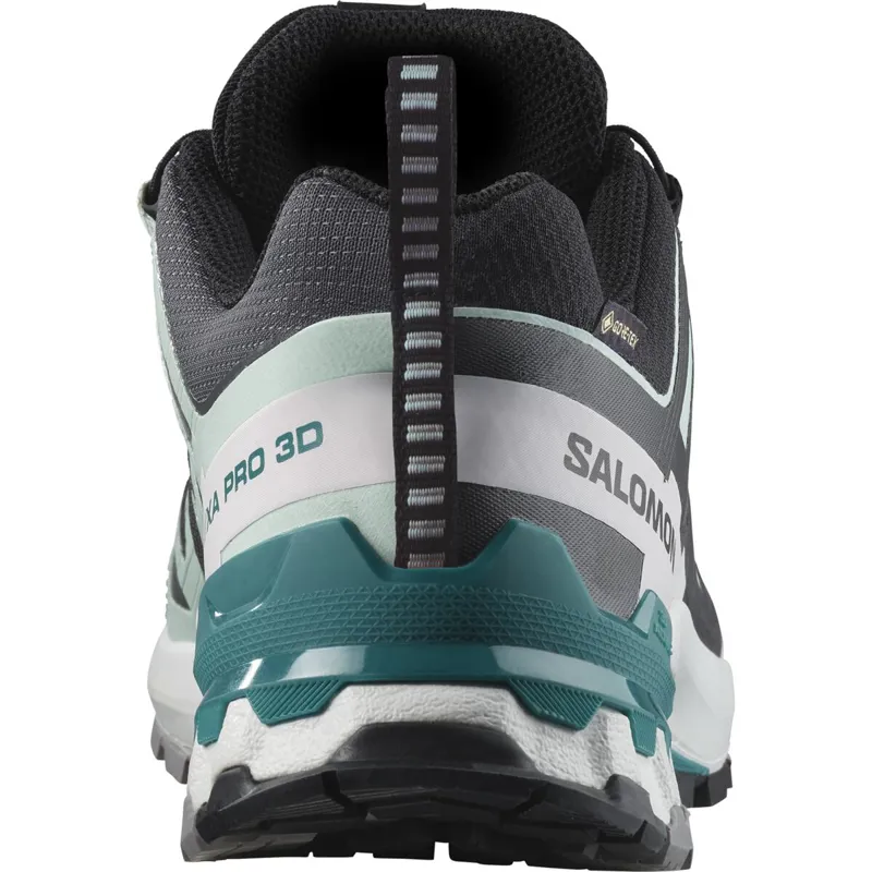 Salomon Women's XA Pro 3D V9 GTX Running Shoes Black/Aqua/Blue-4