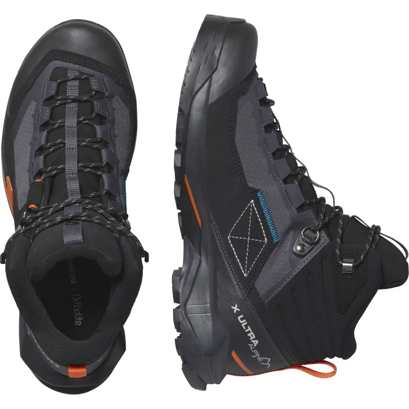 Salomon Women's X Ultra Alpine Mid GTX Iron/Black/Orange-3