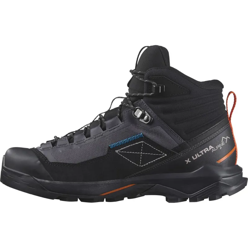 Salomon Women's X Ultra Alpine Mid GTX Iron/Black/Orange-4