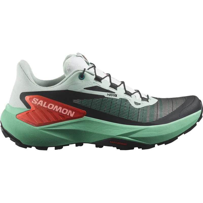 Salomon Women's Genesis Bay/Electric Green/Cherry Tomato