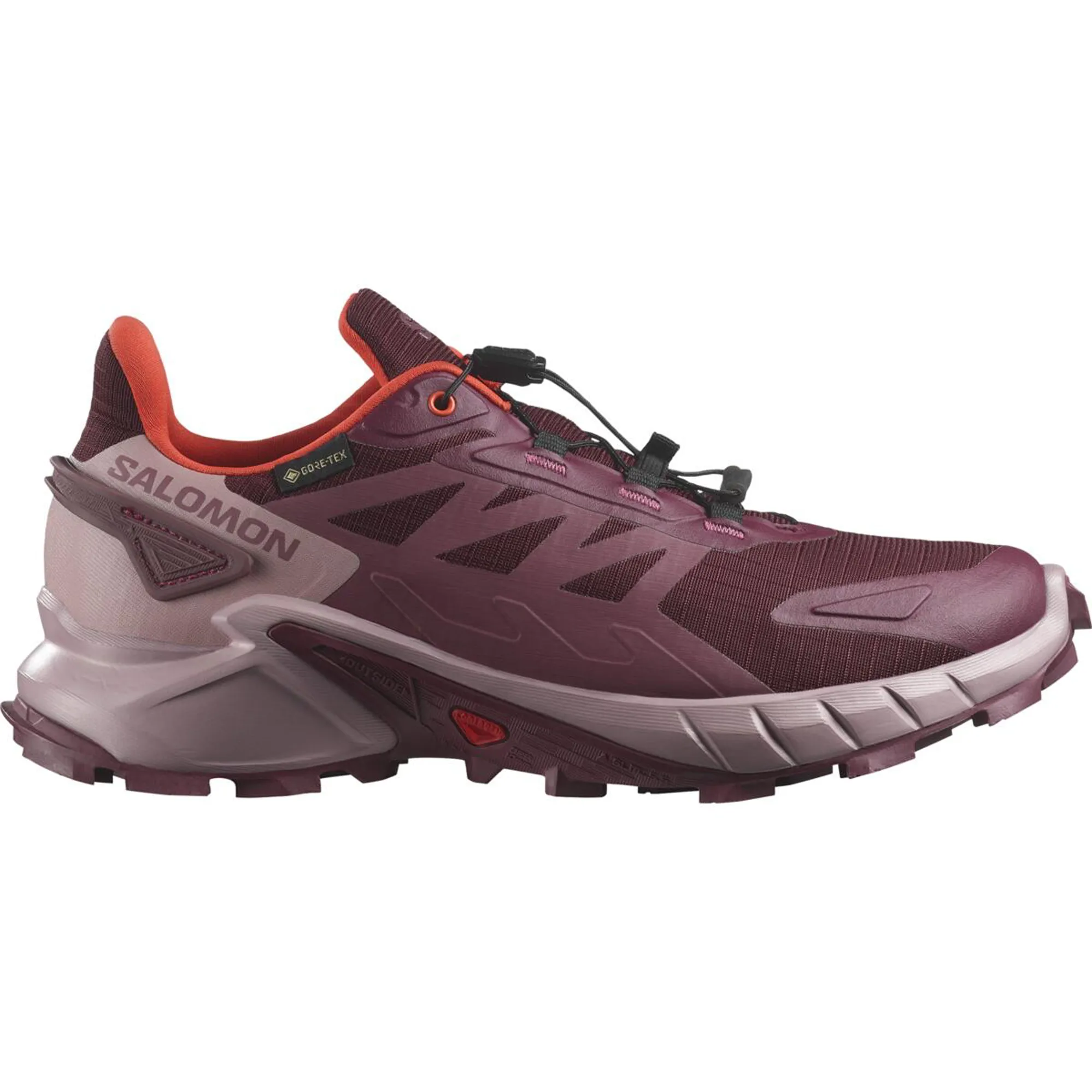 Salomon Women's Supercross 4 GTX Tawny Port/Mauve/Cherry Tomato Salomon Women's Supercross 4 GTX Tawny Port/Mauve/Cherry Tomato