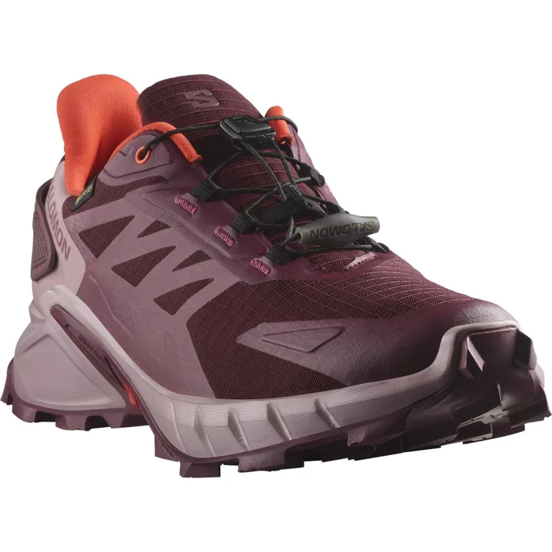 Salomon Women's Supercross 4 GTX Tawny Port/Mauve/Cherry Tomato-2