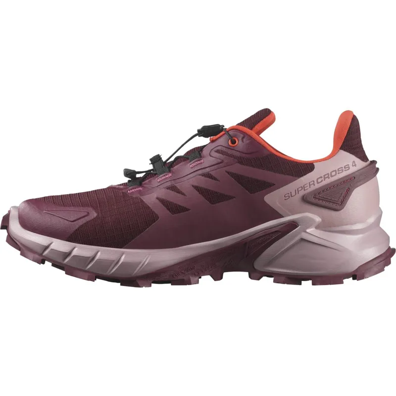 Salomon Women's Supercross 4 GTX Tawny Port/Mauve/Cherry Tomato-1