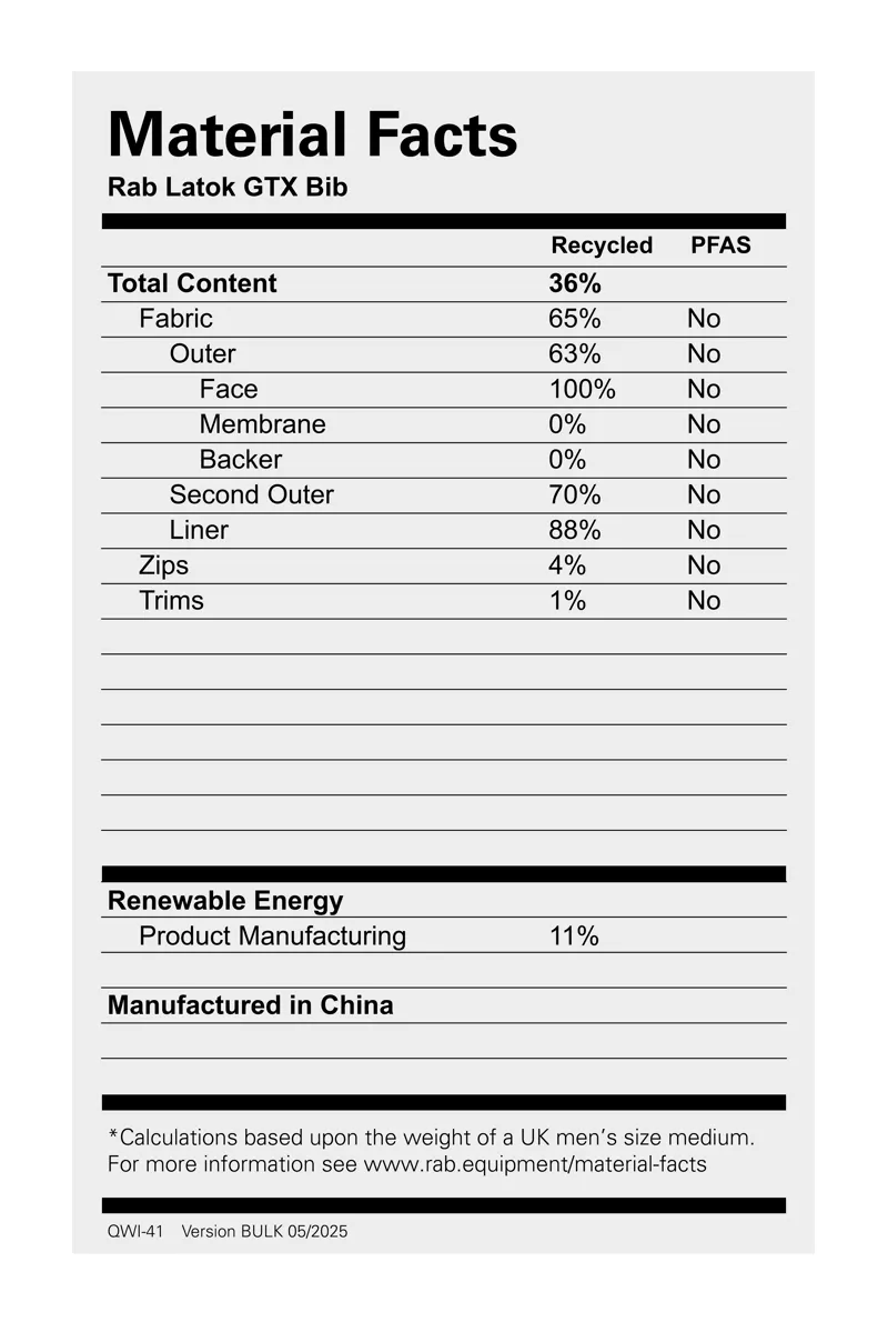 Rab Men's Latok GTX Bib Trousers Black-4