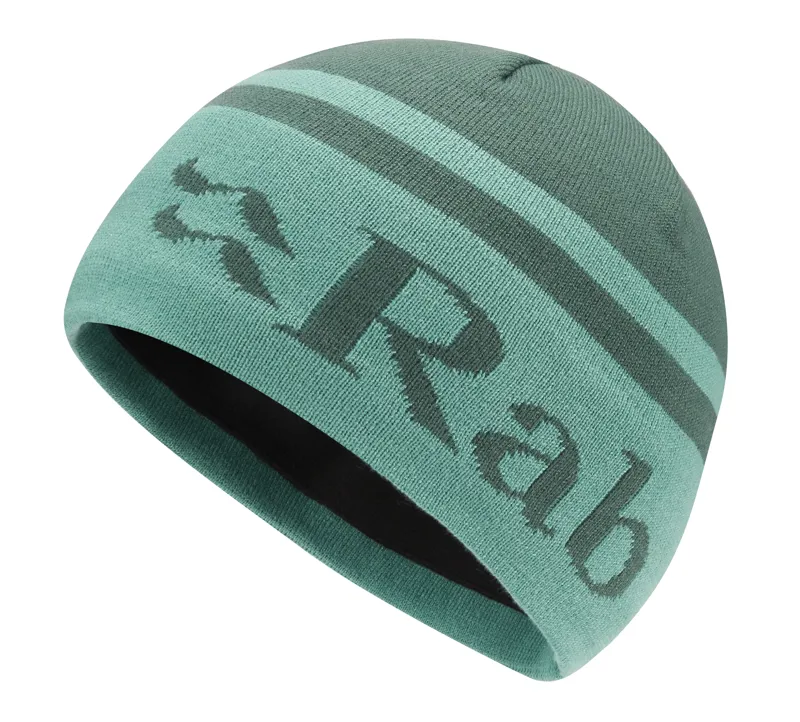 Rab Logo Band Beanie Green Slate/Glacier Blue