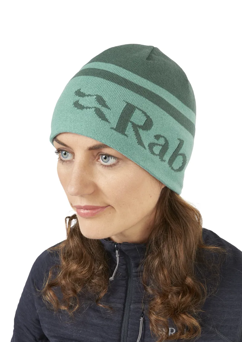 Rab Logo Band Beanie Green Slate/Glacier Blue-1