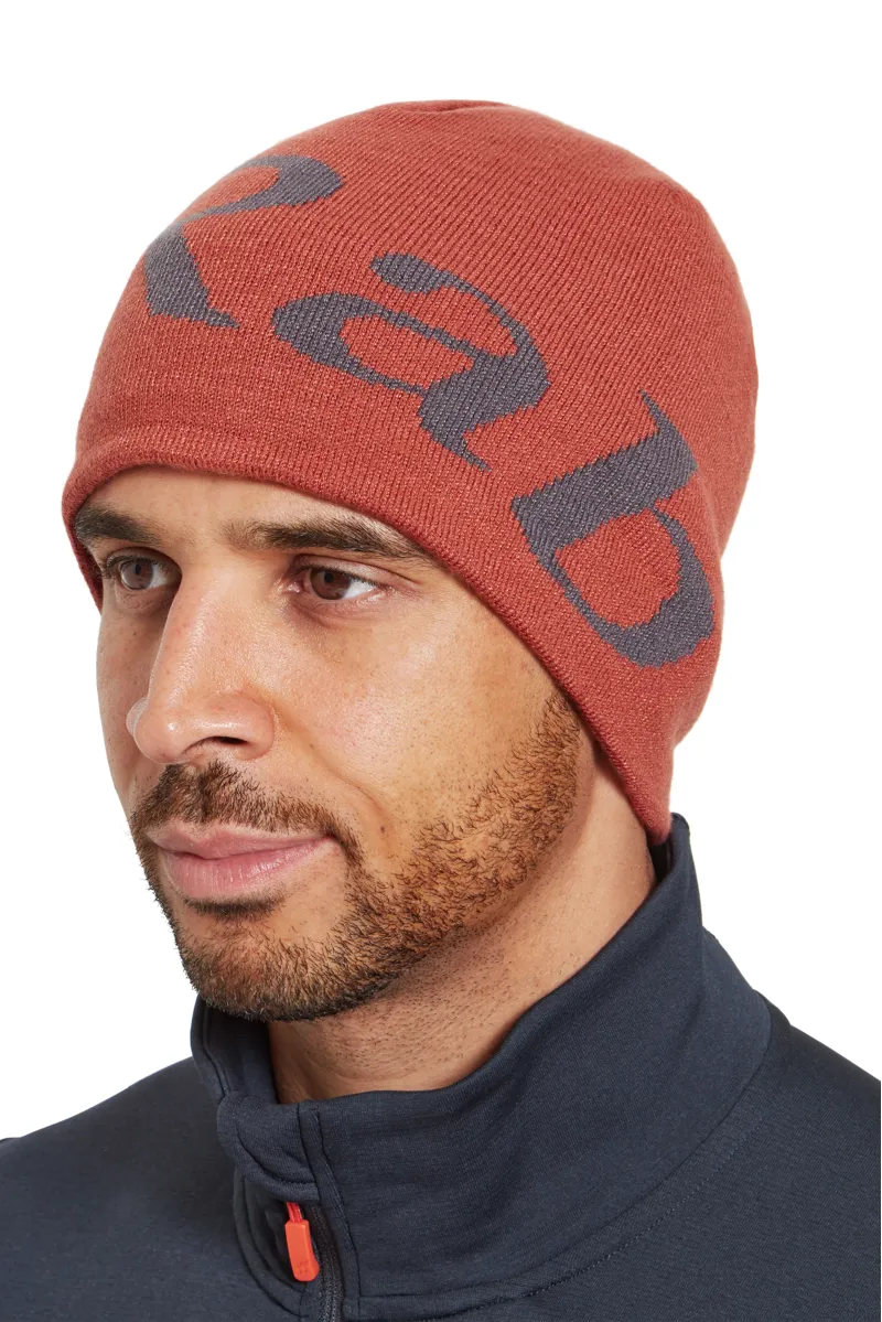 Rab Logo Beanie Tuscan Red-1