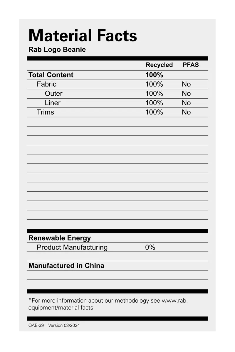 Rab Logo Beanie Tempest Blue / Light Zinc-5