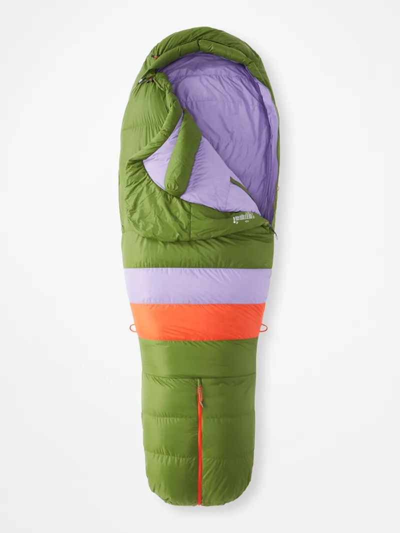 Marmot Womens Angel Fire Long Sleeping Bag Foliage -1