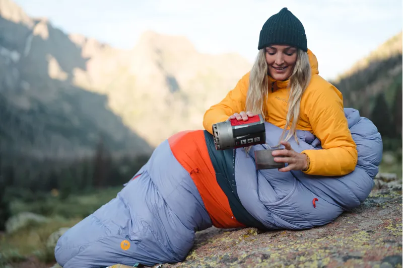 Marmot Womens Teton Long Sleeping Bag Paisley-4