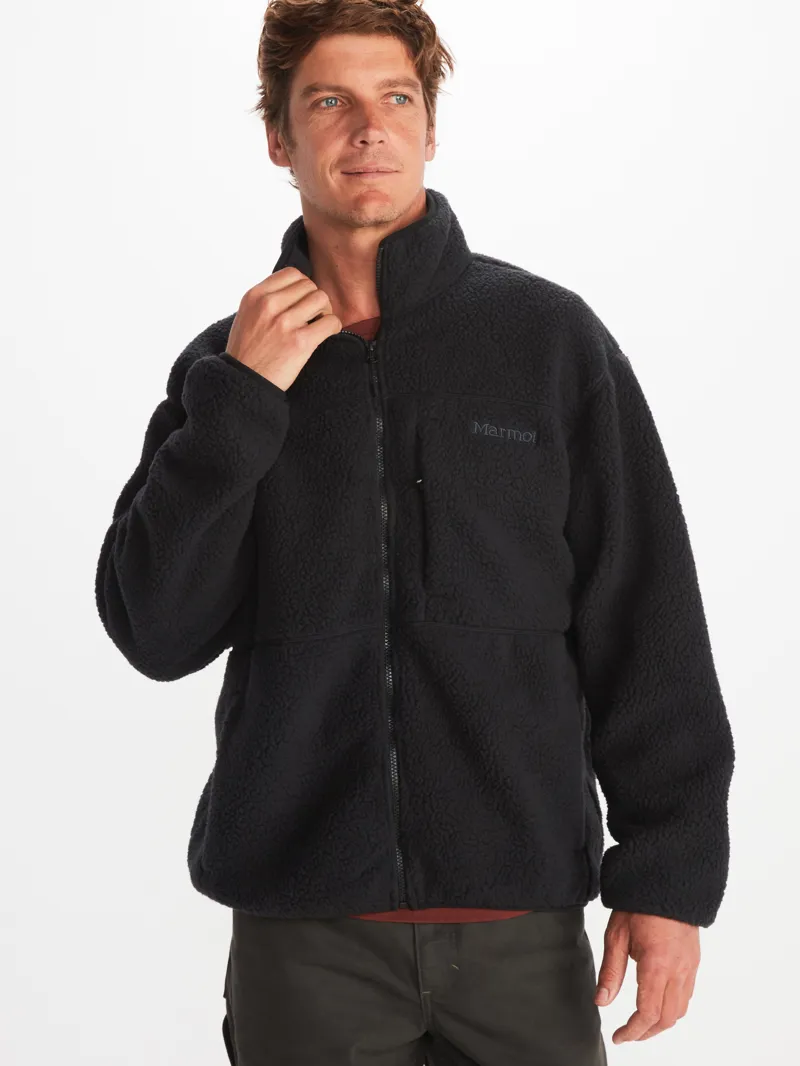 Marmot Mens Aros Fleece Jacket Black-3