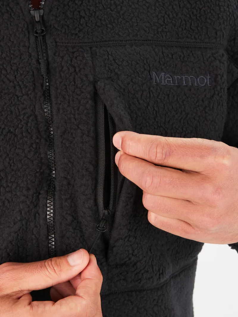 Marmot Mens Aros Fleece 1/2 Zip Black-5