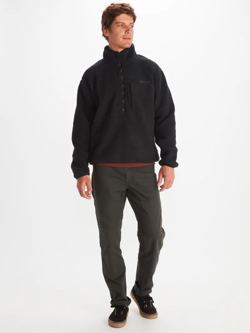 Marmot Mens Aros Fleece 1/2 Zip Black-4