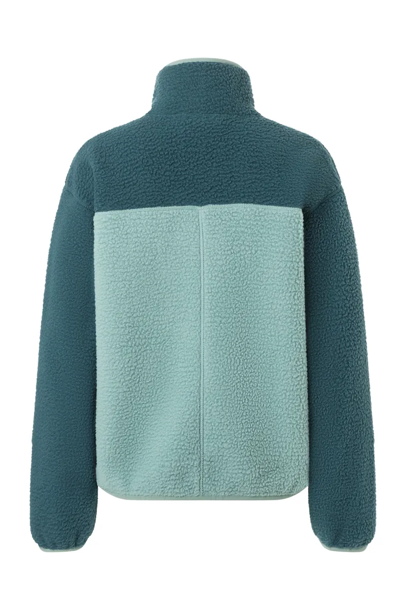 Marmot Womens Aros Fleece 1/2 Zip Dark Jungle/Blue Agave-1