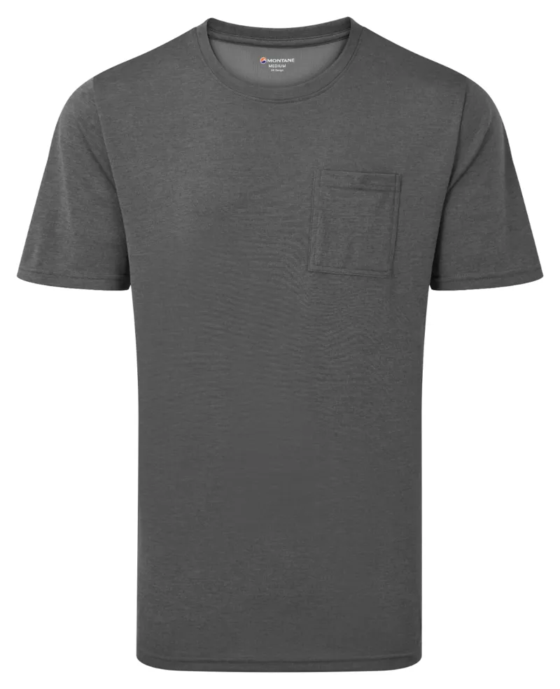 Montane Mens Dart Pocket T- Shirt Slate