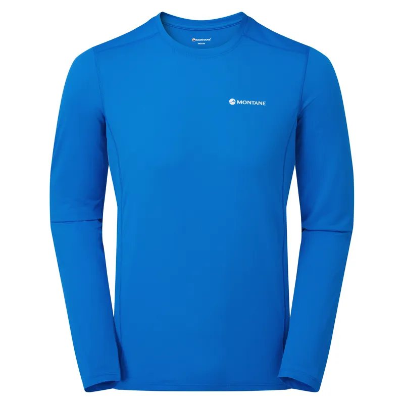 Montane Mens Dart Lite LS T-Shirt Electric Blue