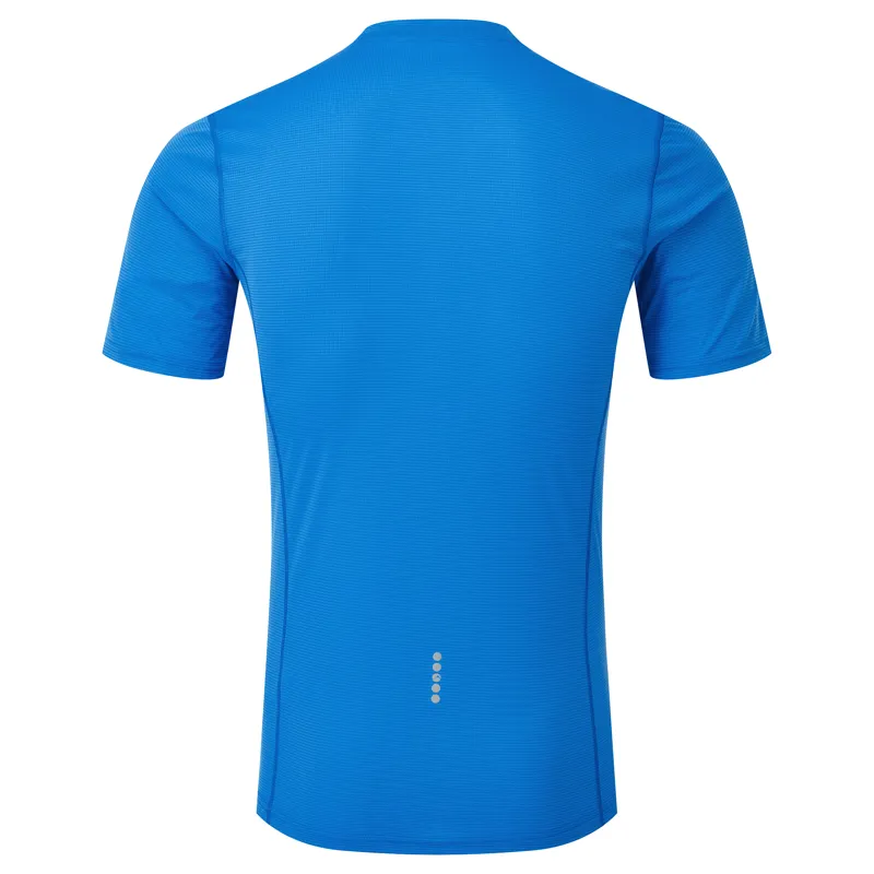 Montane Mens Dart Nano Zip T-Shirt Electric Blue-1