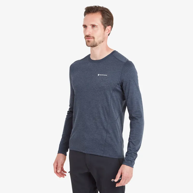 Montane Mens Dart Long Sleeve T-Shirt Eclipse-2