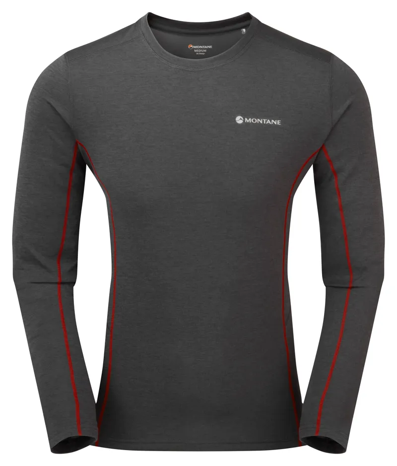 Montane Mens Dart Long Sleeve T-Shirt Slate