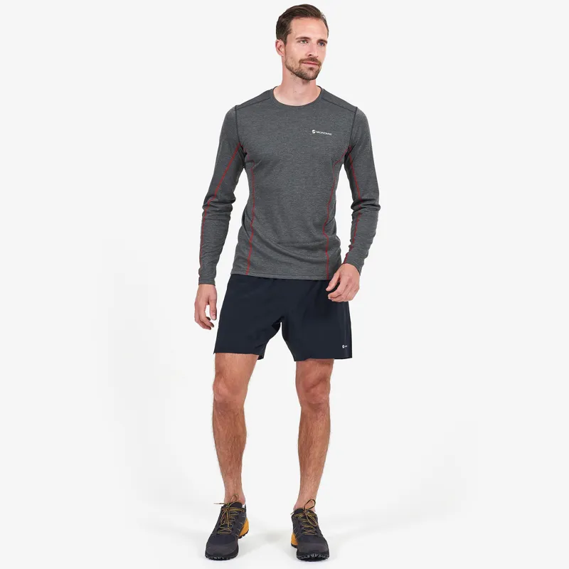 Montane Mens Dart Long Sleeve T-Shirt Slate-2