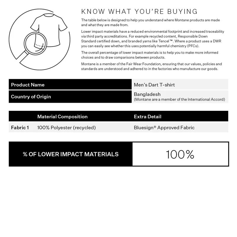 Montane Mens Dart T-Shirt Acer Red-7