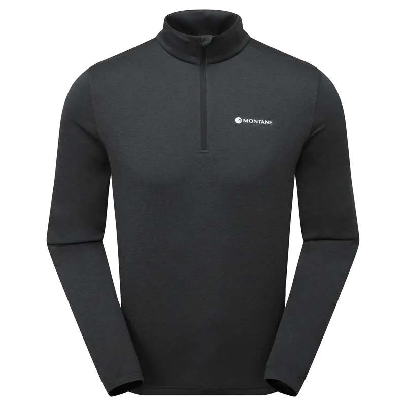 Montane Men's Dart Zip Neck Black