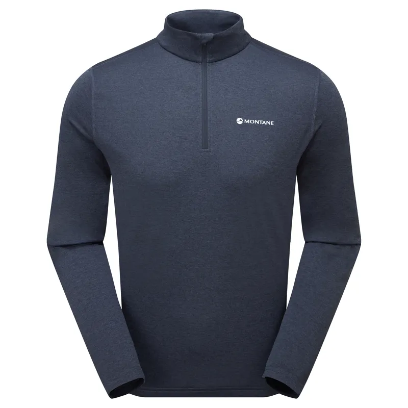 Montane Men's Dart Zip Neck Eclipse Blue