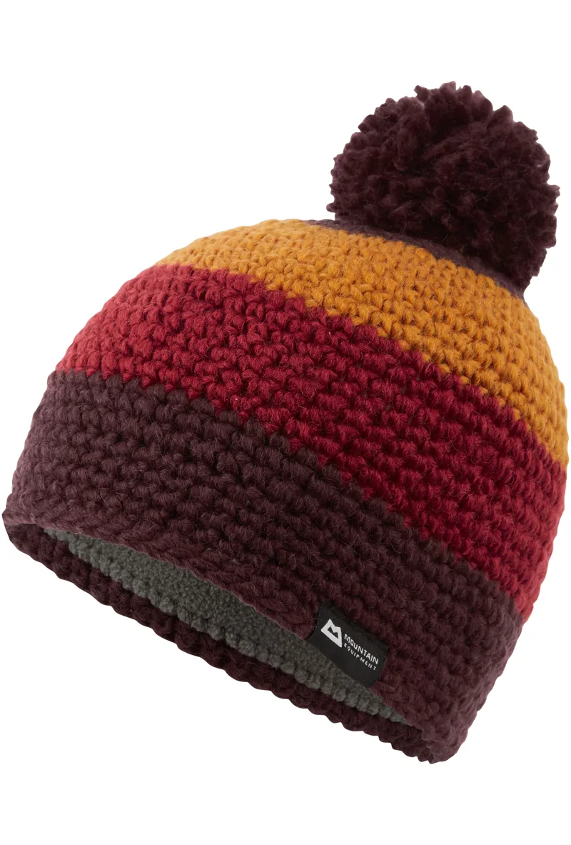 Mountain Equipment Womens Flash Bobble Beanie Raisin/Rhubarb/Pumpkin