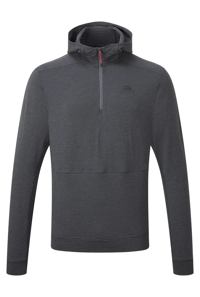 Mountain Equipment Mens Lumiko Hooded Zip-T Ombre Blue/Cosmos