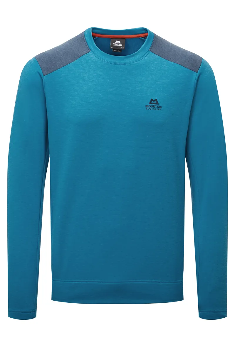 Mountain Equipment Mens Oracool Crew Mykonos Blue