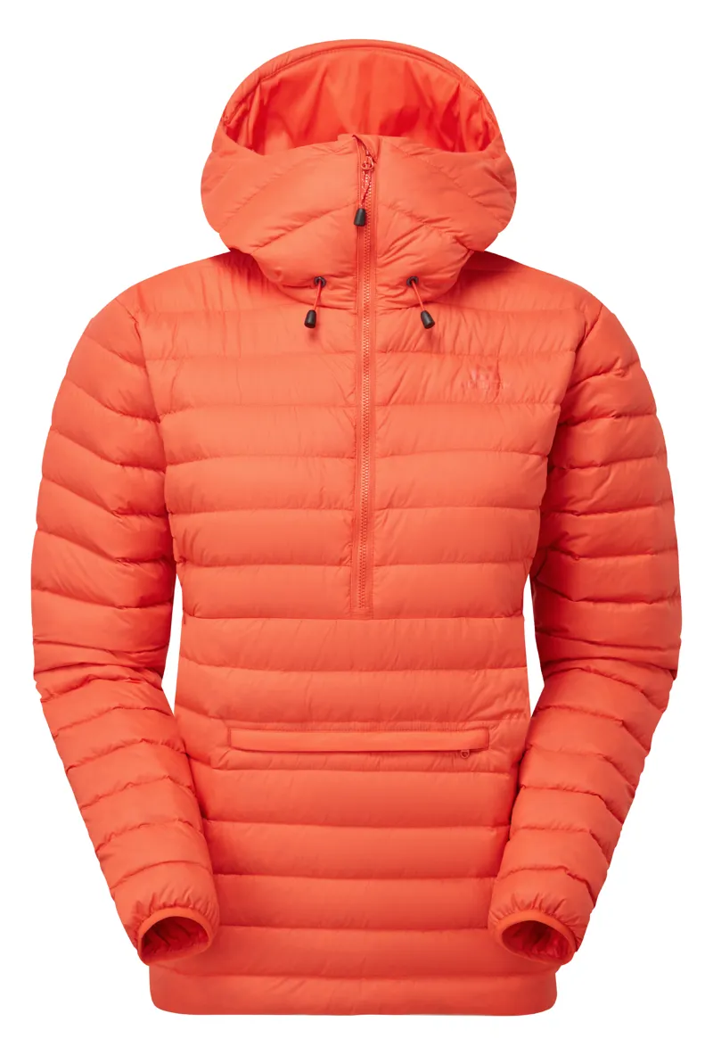 Mountain Equipment Women's Earthrise Hooded Pullover Mandarin Red