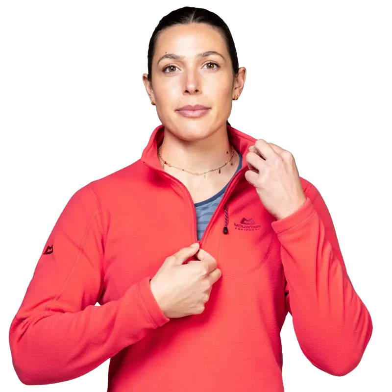Mountain Equipment Womens Micro Zip-T Black-3