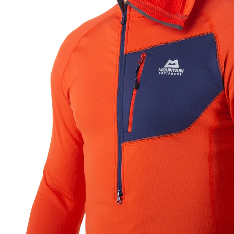 Mountain Equipment Mens Eclipse Hooded Zip-T Medieval Blue-7